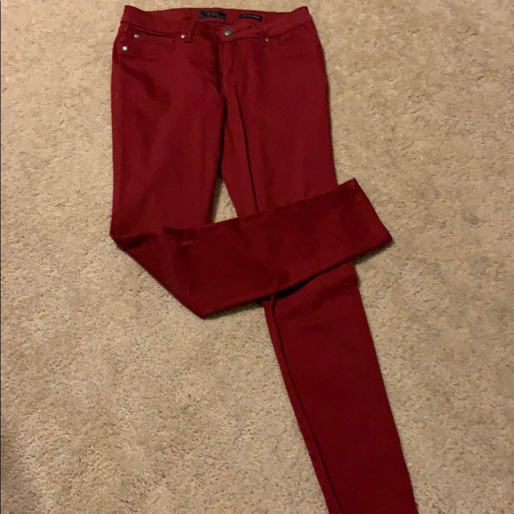 Jessica Simpson Burgundy Jeggings